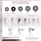 Service Caster 3.5 Inch Phenolic Wheel Swivel 1/2 Inch Threaded Stem Caster Set SCC-TS20S3514-PHR-121315-4 - alternate 2